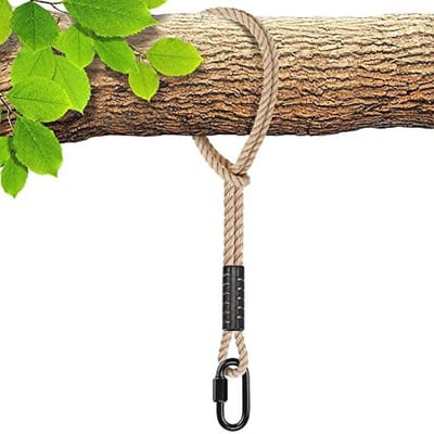 Boomschommel Touw met 2500 lbs Capaciteit - Hangmat Ophangriem voor Tuin en Buiten Activiteiten