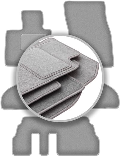 Automatten asgrijs voor: BMW X5 F15 7-zitter (2013-)