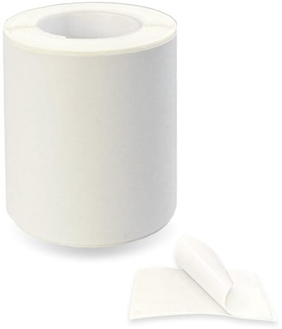 Dailygoods- Thermo-labeltape 50 mm x 80 mm - 80 Etiketten per rol - Zelfklevend - Water-/oliebestendig - BPA-vrij - Voor kantoor/school/thuis
