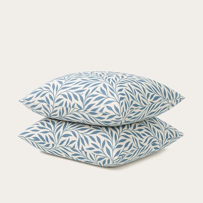HappyBed Kussenslopen Twilight Leaves 60x70 cm - Kussensloop set 2 stuks - 100% Katoen - Ultieme slaapcomfort