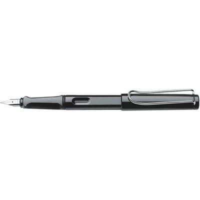 Lamy vulpen, model safari black met een medium blauwe vulling