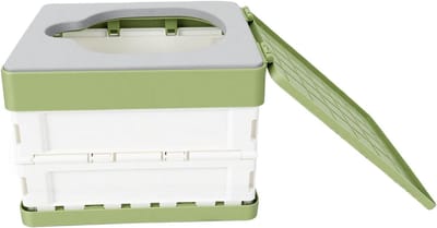 Draagbaar Babytoilet - Reispotje Opvouwbaar - Zindelijkheidstraining Onderweg - Zachte PU-zitting - 265 x 235 x 85 cm - Wit