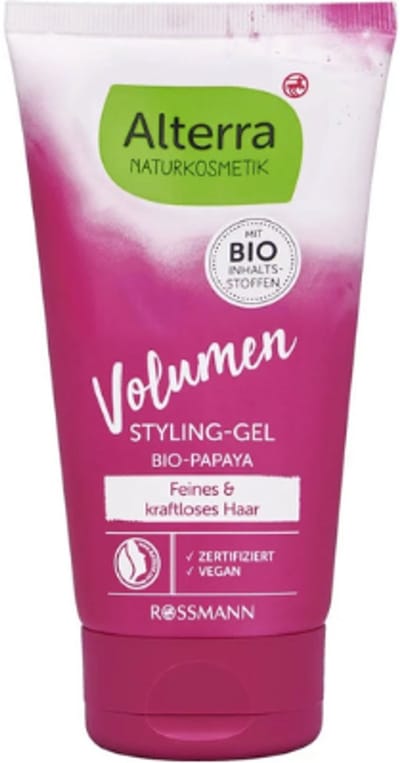 Styling-Gel Bio-Papaya & Bamboe - Haargel - Alterra Naturkosmetik | 1x 150 ml - Volume | Vegan - Voor fijn en slap Haar