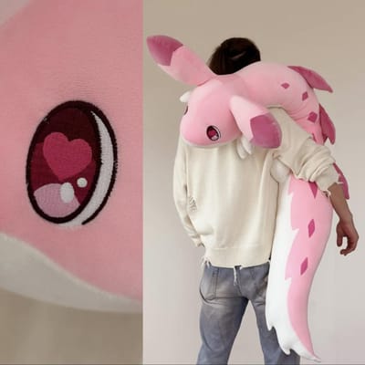 120-180cm Pluche Speelgoed Dierlijk Perifeer Poppetje Anime Spel Kat Figuur Cartoon Kussen Kinder Kawaii Cadeau 120cm roze