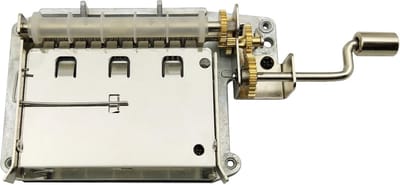 Muziekdoos Mechanisme - Hand Crank Onderdeel - Muziek Creëren - Koperen Tandwielen - 16.8 x 11.4 x 5.8 cm