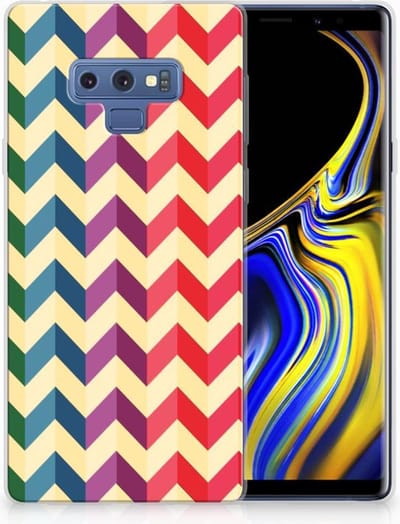 Samsung Galaxy Note 9 TPU bumper Zigzag Multi Color