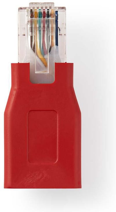 CAT6-Netwerkadapter | Onafgeschermd | RJ45 (8P8C) Male | RJ45 (8P8C) Female | Recht | ABS | Polybag