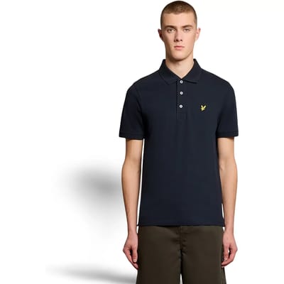 Lyle and Scott Polo Donkerblauw (navy) - Maat XS - Heren