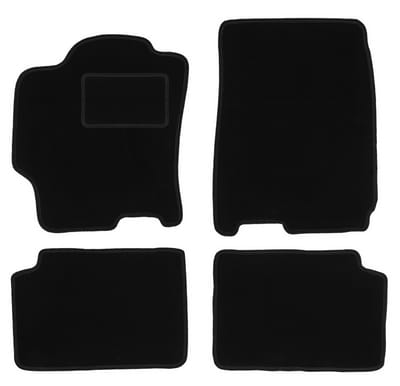 Zwarte veloursmatten voor: Mazda 323 BJ sedan, hatchback, break, stationwagen (1998-2003)