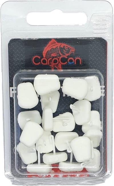 Pop Up Corn Stoppers - Wit - 20 stuks - Plastic Aas Fake Food - Drijvende mais - Karper vissen