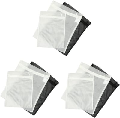 Wassen Netzakken - Kleding Netten - Kleding Beschermen - Honingraat Gaas Ontwerp - 9 Stuks - Diverse Kleuren