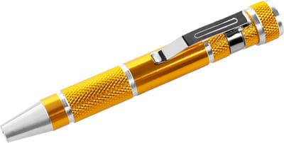 Rebel Precisie Schroevendraaierset - 9 Bits - Geel - Geschikt voor smartphone, Tablets & laptop reparaties