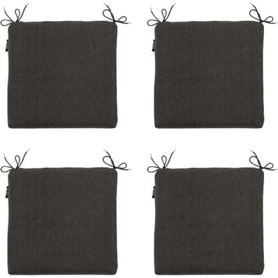 Madison - Zitkussen Dark grey canvas eco+ - Ca. 40x40 cm - Set van 4