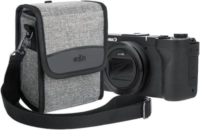 Compacte Camera Tas voor SLR en Mirrorless Camera's met Schouderriem - Ideaal voor Reizen en Bescherming van Lens en Accessoires - Geschikt voor Canon, Nikon, Sony en Fujifilm