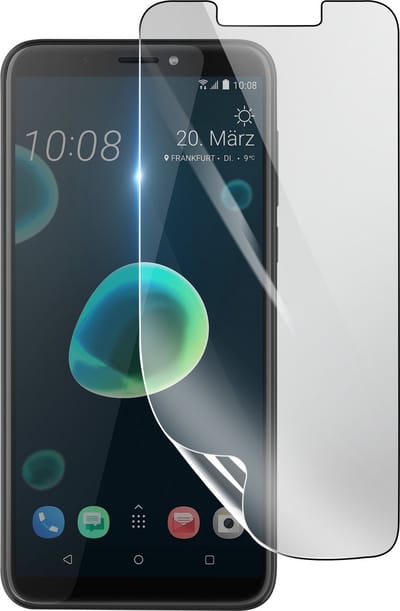 3mk, Geschikt voor HTC Desire 12 Plus, Schokbestendige Hydrogel Screenprotector, Transparant