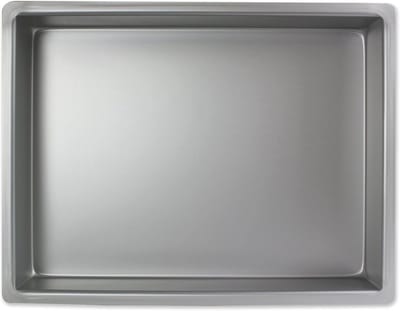 Langwerpige aluminium bakvorm 229 x 330 mm voor perfecte taarten