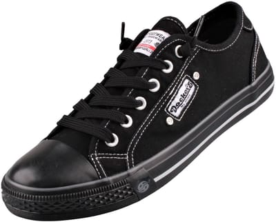 Dockers by Gerli dames canvas sneaker zwart
