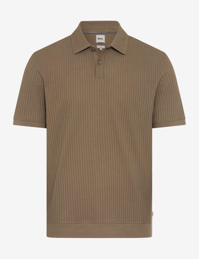 Brax Heren Poloshirt  Style PINO burnt olive Groen Olijf, groen - olijf, maat S