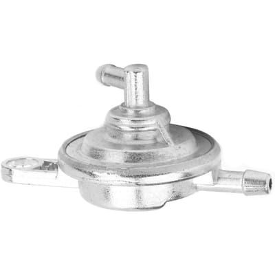 Brandstofkraan Klep 3?Manier Zelf?Startschakelaar Aluminiumlegering Vervanging voor GY6 50cc 150cc ATV white