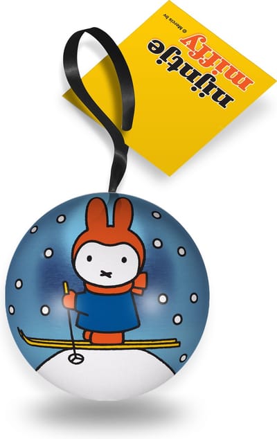 Nijntje kerstbal, Nijntje kerstbal winter, Nijntje, Kerstbal, Cadeau bal, Cadeau, Kerstbal, Kerst