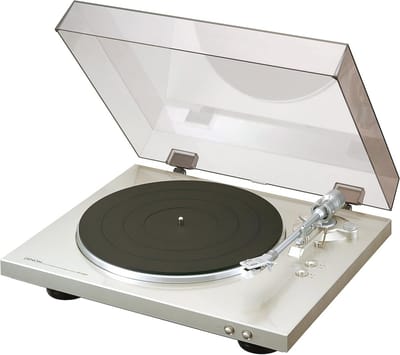Volautomatische Platenspeler met Geïntegreerde Voorversterker - Vinylspeler met Riemaandrijving en Automatische Arm