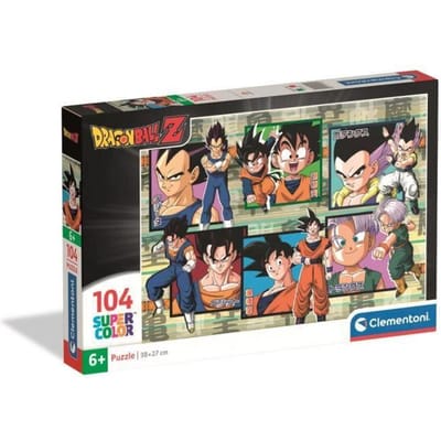 Clementoni - Dragon Ball Z - Puzzles 104 Pieces Super - Puzzle enfant - Des 6 ans - 38x27cm