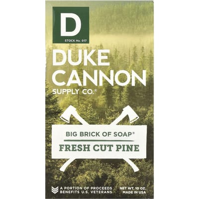 Duke Cannon Supply Co., Grosse Brique de Savon®, Pin Fraîchement Coupé, 10 oz. beige