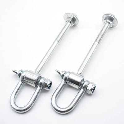 Schommelbevestiging 120 mm x M12 - Set van 4 voor Tuinschommels, Wand- en Plafondhaken
