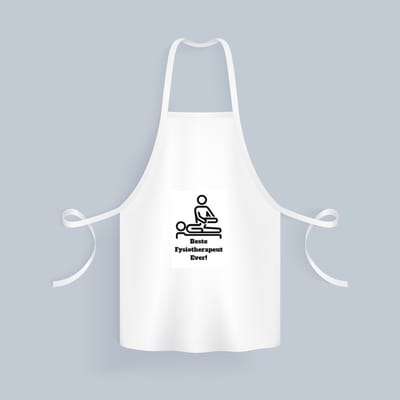 Akyol - beste fysiotherapeut Keukenschort - Beste fysiotherapeut - therapeut - cadeau - 82 bij 71 cm