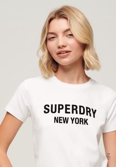Superdry - Slimfit Sport Luxe Graphic topje - Dames - T-shirts