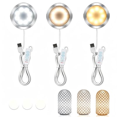 3D Printer LED Lamp Set met 3 Kleuren, USB Voeding, LED Verlichting voor 3D Printen, Modelverlichting en DIY Projecten