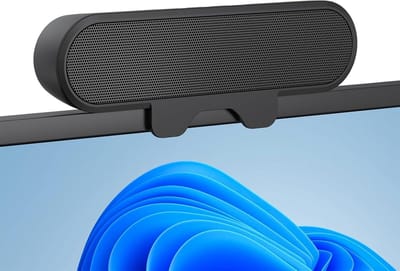 PC Speakers - Monitor Speakers - Muziek Luisteren - Clip-on Ontwerp - 10W - Zwart
