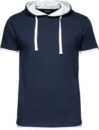OMBRE T-shirt - Regular Fit - Katoen - Korte Mouw Marine S