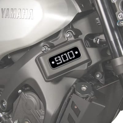 Motorfiets radiatorbeschermer nummerplaat 900 Barracuda Yamaha XSR900