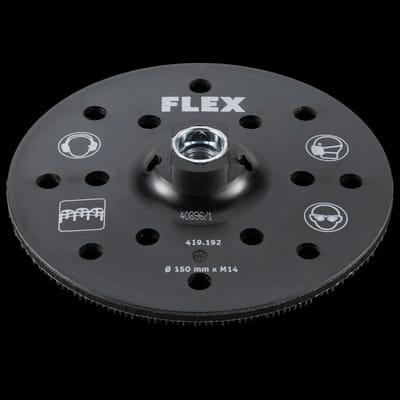 Flex-tools Accessoires 419192 SP D150-8/6 H/F M14 Velcro schuurzool 150mm voor Supraflex