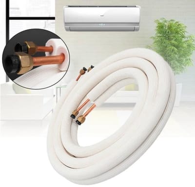 LISM-Airconditioningslang - 1/4 + 3/8 - Geïsoleerde koperen buis - 3M