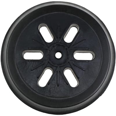 Dailygoody - Schuurschijf Pad - 6 Inch 6 Gaten - Zelfklevend - Zwart - Voor Schuurmachines - Geschikt voor Polijsten