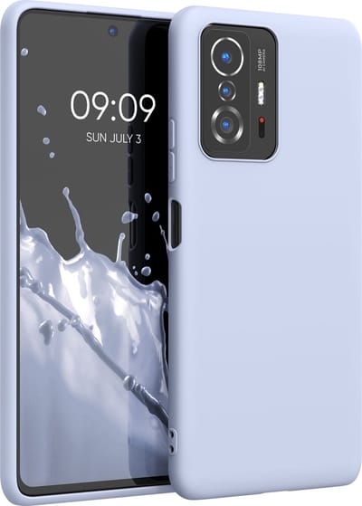 kwmobile telefoonhoesje geschikt voor Xiaomi 11T / 11T Pro - Hoesje voor smartphone - Back cover in mat lichtblauw