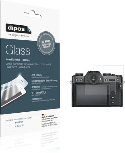 dipos – 2x Matte Pantserfolie geschikt voor Fujifilm X-T30 III | 9H Screenprotector