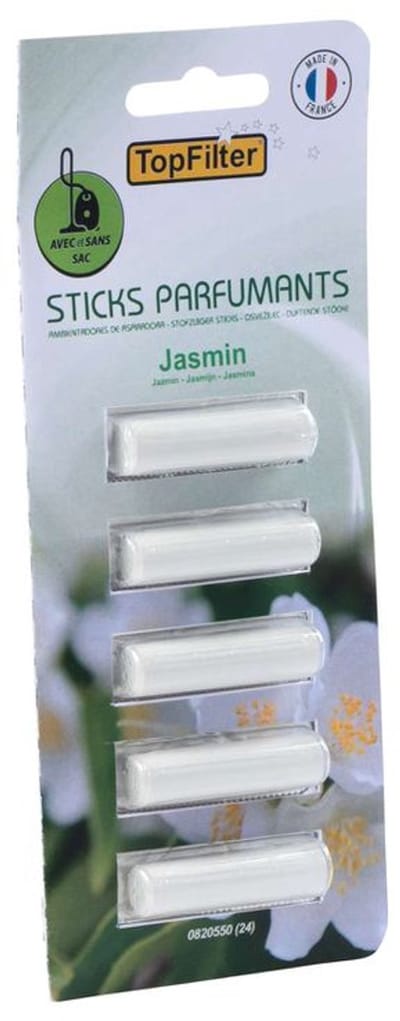 Stofzuiger Sticks - 5 stuks - Stofzuiger luchtverfrisser - Jasmijn geur - Geurzakjes - Verfrisser - Stofzuigerverfrisser - Elimineert nare geuren