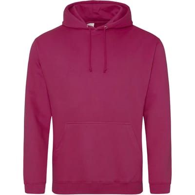 Just Hoods College Hoodie JH001 - CRANBERRY - L