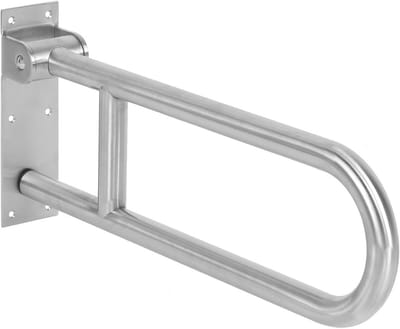 VOKA Toiletbeugel Opklapbaar- Wandbeugel - 60 cm - wandbeugel - RVS - Tot 150 kg. - Toiletsteun - Toilet - Handgreep - Sta hulp - Sta op hulp - Opstahulp - Wc