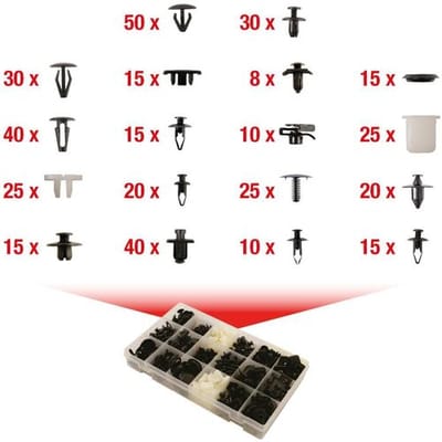 KS Tools 420.0550 Bevestigingsset voor Nissan, 408-delig