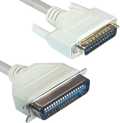 Parallelle EPP High Speed printerkabel 25-pins SUB-D - 36-pins Centronics / gegoten connectoren - 3 meter