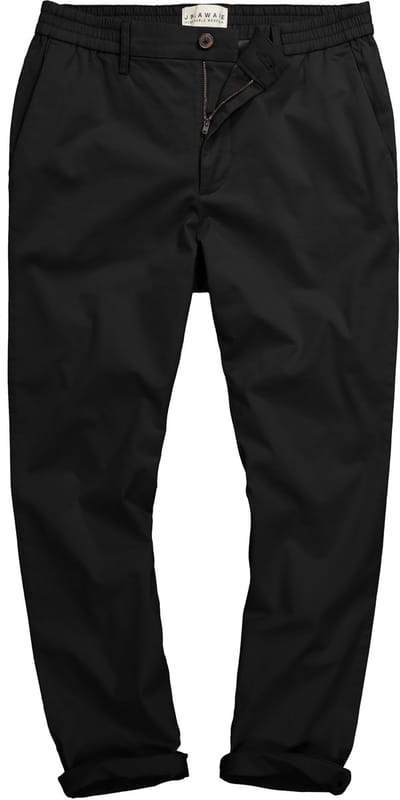 JP 1880 - Heren - Chino biologisch katoen FLEXNAMIC® OSC-gecertificeerd - Zwart - Maat XL