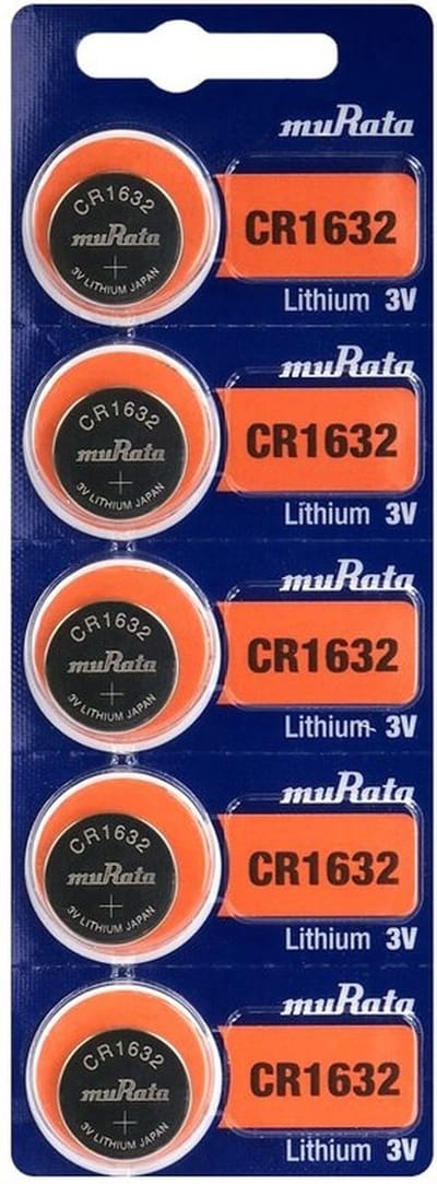 CR1632 Lithium Batterij 5 stuks muRata