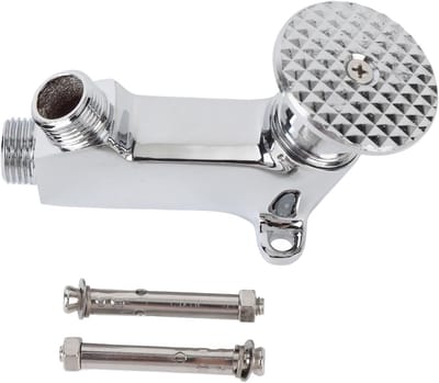 Voetpedaalklep Kraan - Contactloze Bediening - Hygiënisch Werken - Waterbesparend Mechanisme - 17D x 16B x 6H cm - Messing