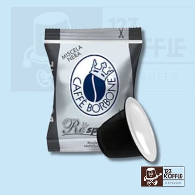 Caffe Borbone NERA - Nespresso compatibel koffiecups - 50 Capsules REspresso - Sterke en romige espressomelange
