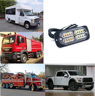 Side Marker Verlichting met 40 LEDs, Indicator Lamp voor Truck Trailers, 12V/24V, Veiligheidslicht en Signaalverlichting