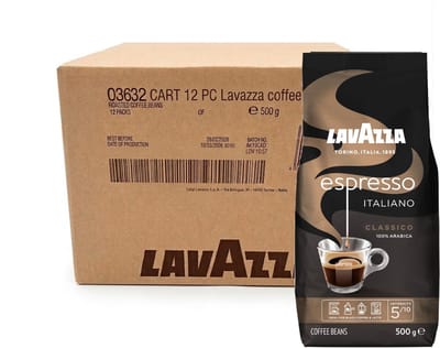 Lavazza Espresso Italiano Classico - Multipack - Koffiebonen - 6kg (12x500g)